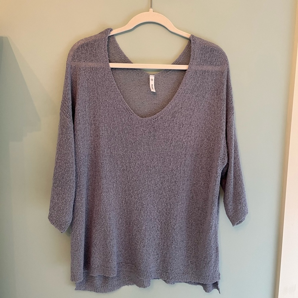 Wishlist knit 3 quarter length top
